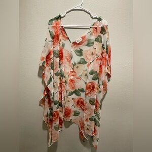 Floral Print Chiffon Camisole Top